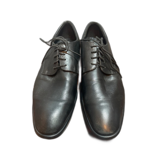 ECCO Mens Oxford Loafers 44 US 10.5 Lace Up Dress Business Formal Casual Black main image 6